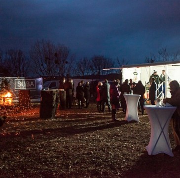 100 Gäste beim SÜBA-Christbaumschlagen am 12. Dezember 2017