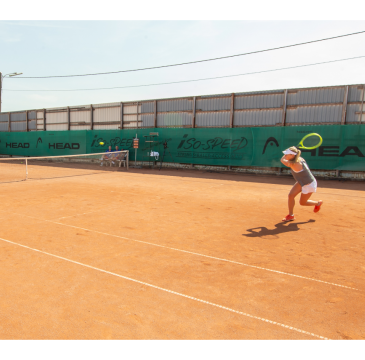SÜBA Tennismatch mit Barbara Schett