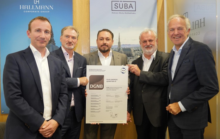 Drei Immobilien-Projekte der SÜBA AG in Österreich, Deutschland und Ungarn für nachhaltige Bauweise ausgezeichnet